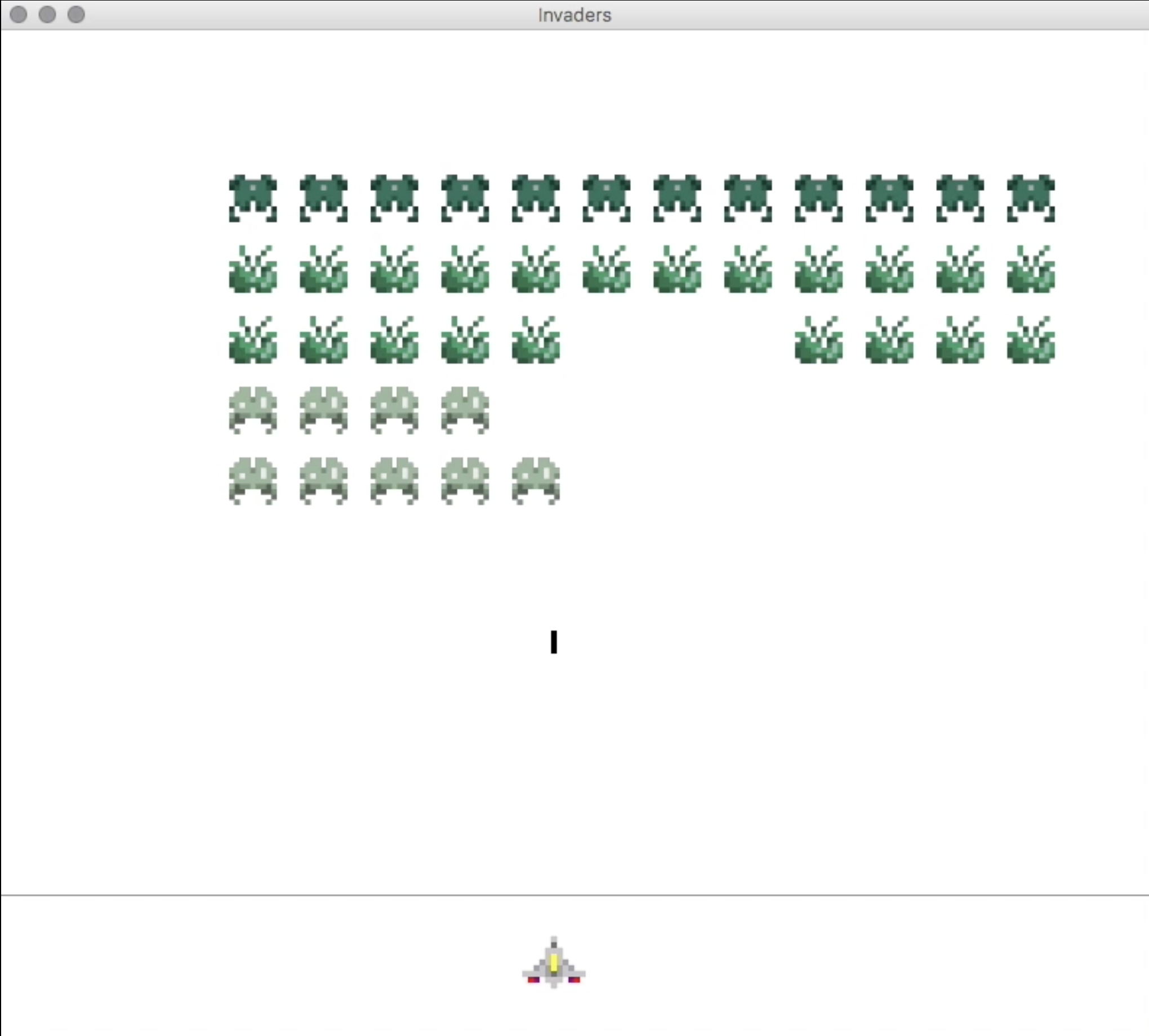 invaders program gameplay